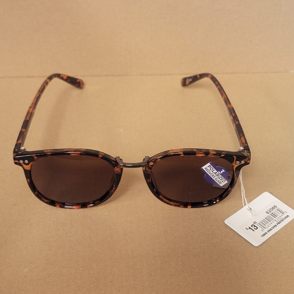 Piranha Polarized Reduced Glare Brown Leopard Print Sunglasses Style # 62066